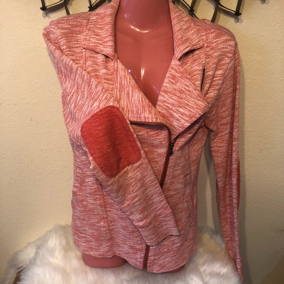 Lucy | Asymmetrical Zip Orange Athletic Jacket XS - Picture 3 of 5